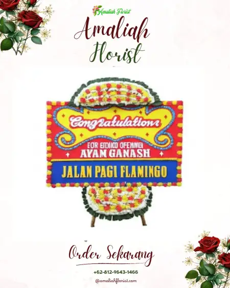 Sewa Papan Bunga Sukorame